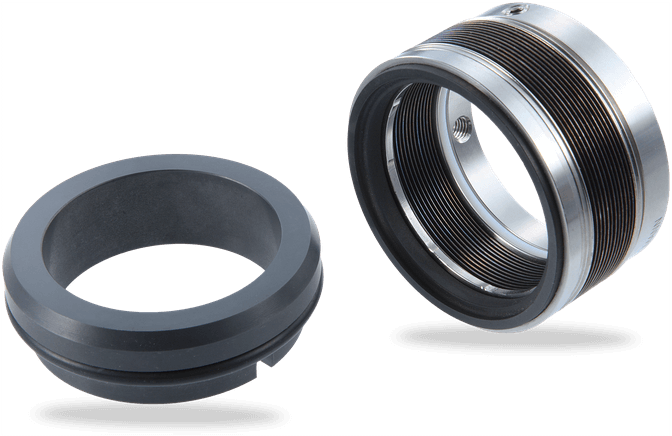 Seal Proof metal bellow mechanical seal — welded metal bellows unit replacing the spring and dynamic O-ring.